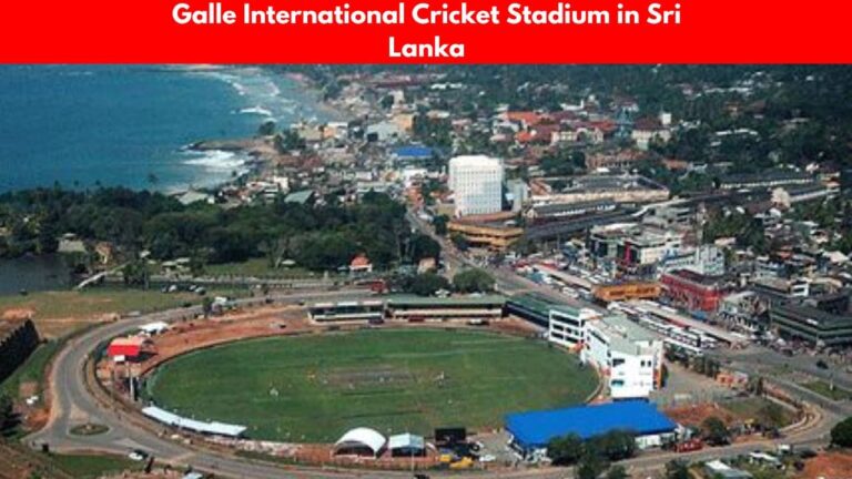 Galle International Cricket Stadium in Sri Lanka